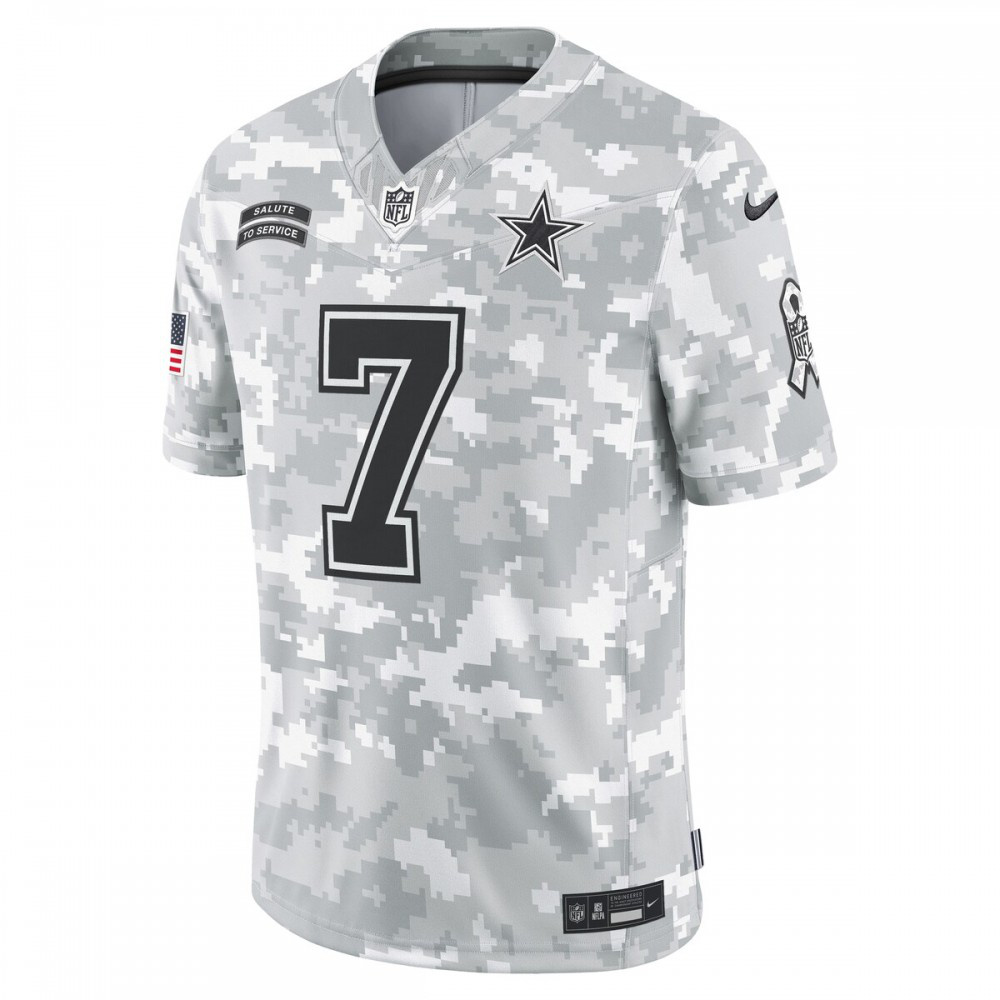 Trevon Diggs Dallas Cowboys Nike 2024 Salute to Service Limited Jersey - Arctic Camo-GridironStore